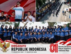 Kominfo-SP Luwu Semarakkan Gerak Jalan Indah HUT ke-81 Kemerdekaan RI