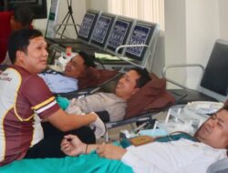 Dalam Rangka HUT ke-81 Mahkamah Agung RI, Kapolres Luwu Ikut Donor