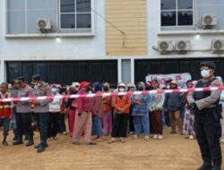 Dinilai Langgar Kesepakatan BA, AMSM Segel Kantor PT Tri Nusa/OTI EA Abadi di Siumbatu