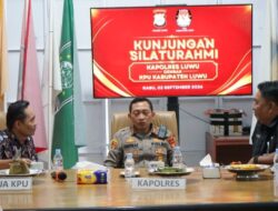 Kapolres Luwu Perkuat Sinergi dengan KPU, Dorong Pemutakhiran Data Pemilih yang Akurat