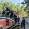 Polres Luwu Bekuk Dua Warga Diduga Penambang Emas Tanpa Izin, Empat Eskavator dan BB lainya Ikut Disita