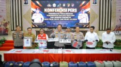 Polda Sulsel Gelar Konferensi Pers Penegakan Hukum Penyalahgunaan BBM Bersubsidi
