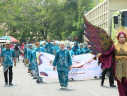 Diskominfotik Wajo Terpilih Sebagai Best Costume Pada Event Sengkang Silk Karnaval 2026