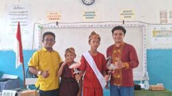 Gegar Gempita Festival Bahasa Ibu, Dua Bintang Cilik SD 230 Tarabbi Buktikan ‘Tarabbi Pasti Juara