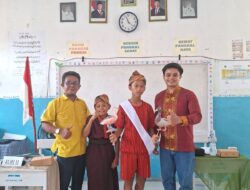 Gegar Gempita Festival Bahasa Ibu, Dua Bintang Cilik SD 230 Tarabbi Buktikan ‘Tarabbi Pasti Juara