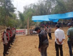 Polres Toraja Utara Kerahkan Puluhan Personel Amankan Kegiatan Tradisi Adat Adu Kerbau