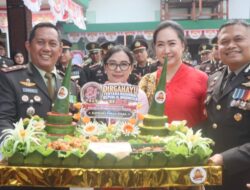 Perkuat Sinergi, Kapolres Toraja Utara Hadiri Upacara HUT TNI ke 81 di Kodim 1414/Tator
