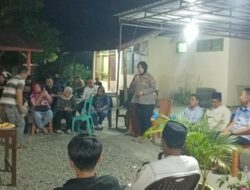 Perkuat Sinergi Pengamanan Jelang Pilkades Serentak, Kapolsek Malangke Gelar Tudang Sipulung