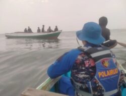 Sat Polairud Polres Luwu Imbau Nelayan Waspadai Gelombang Tinggi di Teluk Bone
