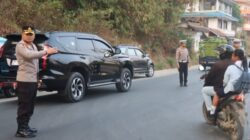 Kapolres Toraja Utara Turun Langsung Atur Lalu Lintas Pagi Hari