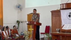 Minggu Kasih di Gereja Toraja Efrata Pattedong, Kapolres Luwu Perkuat Silaturahmi dan Kedekatan dengan Jemaat